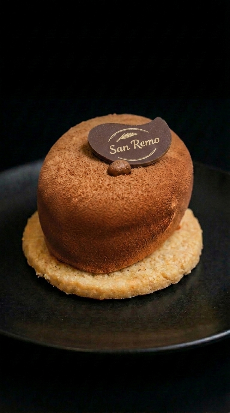 Doce espelhado de café da San Remo Padaria