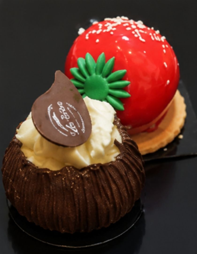 Espelhado de frutas da San Remo Padaria